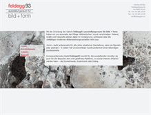 Tablet Screenshot of feldegg93.ch